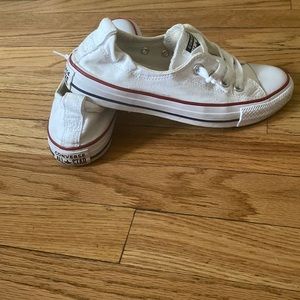 Womens white converse